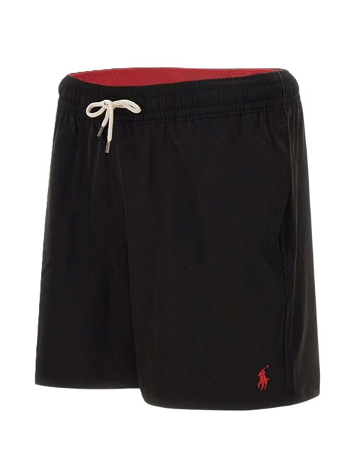 Polo Ralph LaurenCostume da bagno Traveller con logo Polo Ralph Lauren | 710-907255-002STRTCH POLO BLACK